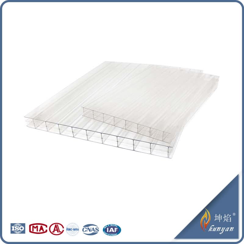 100_ Bayer Material Polycarbonate Hollow PC Sheet